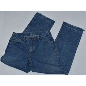 Workrite FR Men's Jeans Size 35X30 Blue Denim Workwear Indigo 2112 CAT 2